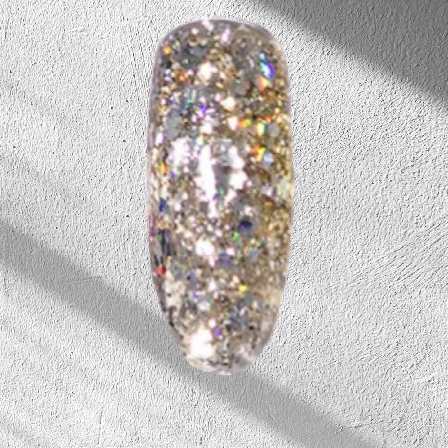 HEMA FREE Gel polish 15ml - "Sparkle Mix Gold" No.D713