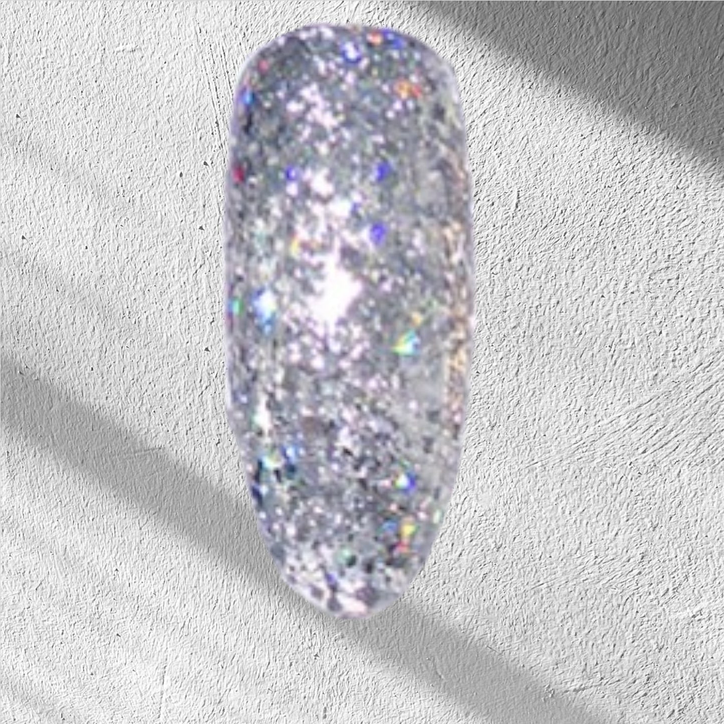 HEMA FREE Gel polish 15ml - "Sparkle Silver" No.D701